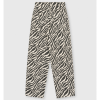 THE NEW SOCIETY Dámské kalhoty TNS Denim - Zebra Print