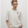 THE NEW SOCIETY Dámské tričko TNS Logo - Whisper White Melange