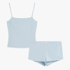 DORE & ROSE Pyžamo CAMI short  - Light Blue