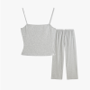 DORE & ROSE Pyžamo Cami Long - Grey