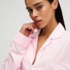 DORE & ROSE Pyžamo Long Sleeve Striped PJ Set - Pink