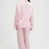 DORE & ROSE Pyžamo Long Sleeve Striped PJ Set - Pink