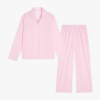DORE & ROSE Pyžamo Long Sleeve Striped PJ Set - Pink