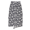 SISTERS DEPARTMENT Dlouhá sukně black - floral jacquard