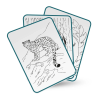 KIDYWOLF Podsvícený tablet na kreslení Kidywolf KIDYDRAW - Animals 8 +