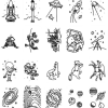 KIDYWOLF Doplňkové karty KIDYDRAW MINI - Galaxie a dinosauři
