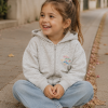 KONGES SLOJD LOU Mikina SEQUIN SWEAT - GREY MELANGE