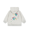 KONGES SLOJD LOU Mikina SEQUIN SWEAT - GREY MELANGE