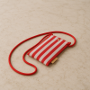 THE STICKY SIS CLUB Pouzdro na mobil Knittedstripes - cerise + ballet