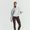 SISTERLY TRIBE Oversized mikina se zipem – Grey Marl (5)