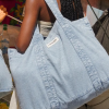 RIVEDROITE PARIS Taška Tote bag Marcel XS Light Washed Denim (1)