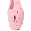 STUDIO NOOS Taška Cross body Teddy Light Pink Hearts (5)
