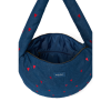 STUDIO NOOS Taška Cross Body Denim Dark Blue Red Hearts (6)
