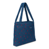 STUDIO NOOS Taška mom bag Denim Dark Blue Red Hearts (1)